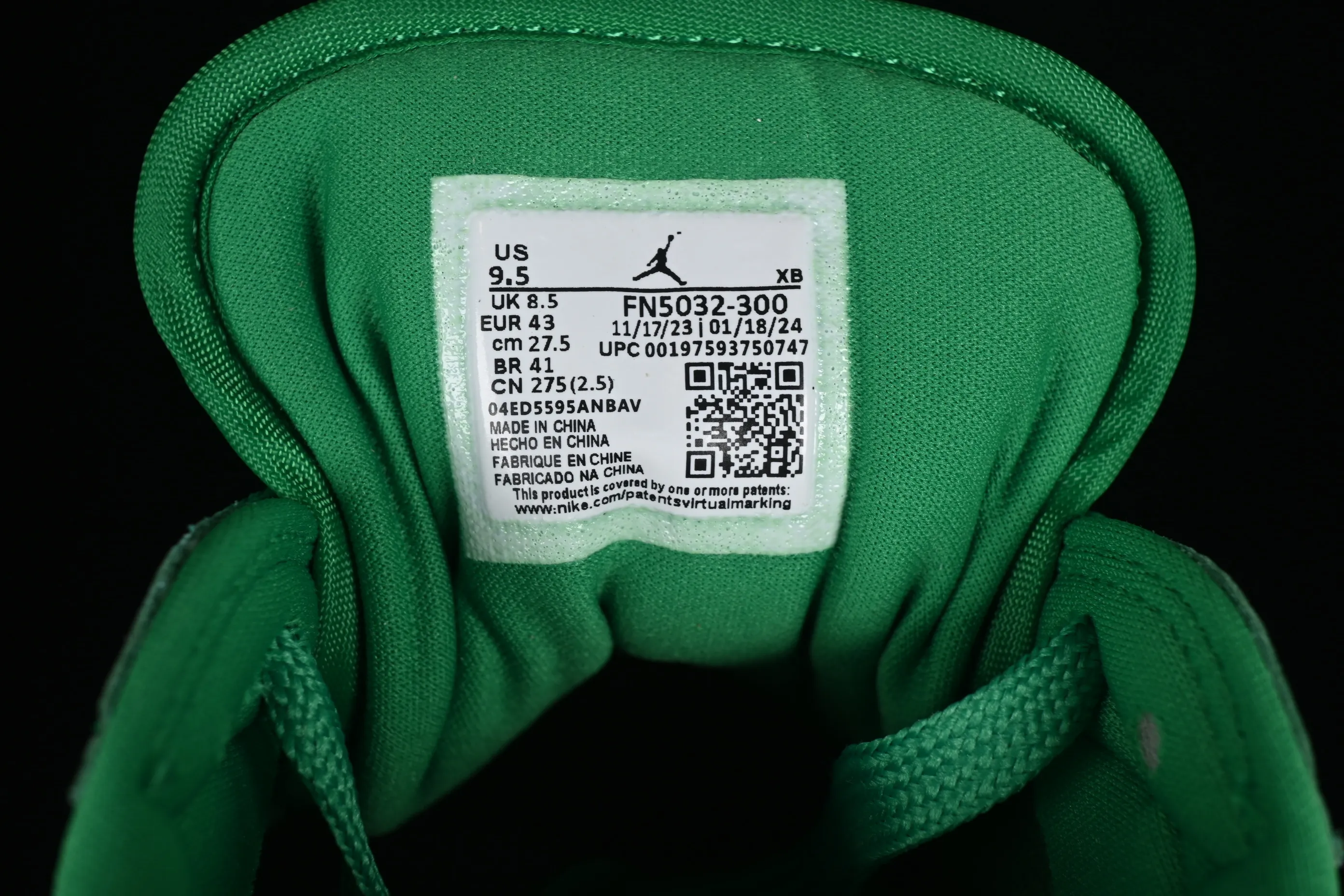 All categories Air Jordan Jordan series basketball shoes Air Jordan 1 Low Air Jordan 1 Low "Method of Make" AJ1 Joe 1 green and gold low-top cultural and leisure sports sneakers FN5032-300